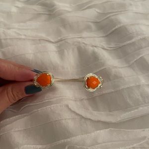 Kendra Scott orange and gold bracelet